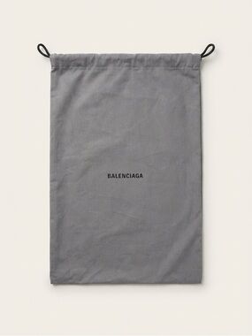 Balenciaga Dust Bags Set of 4 Gray Shoe Bags Drawstring Bundle